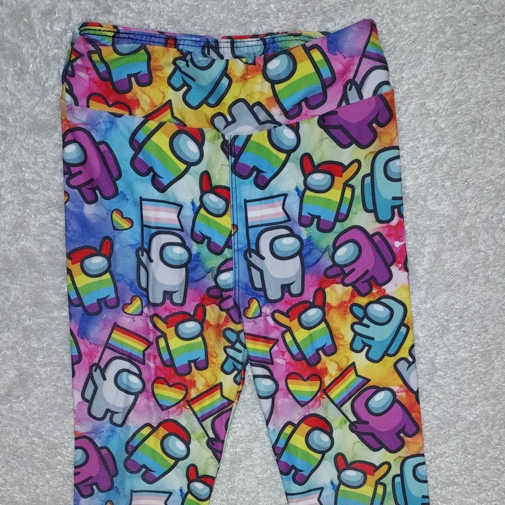 Among Us girls leggings Size S/M 2/5